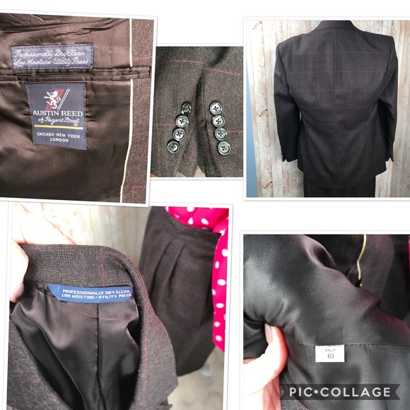 Austin Reed size 10 wool suit EUC - Picture 7 of 8